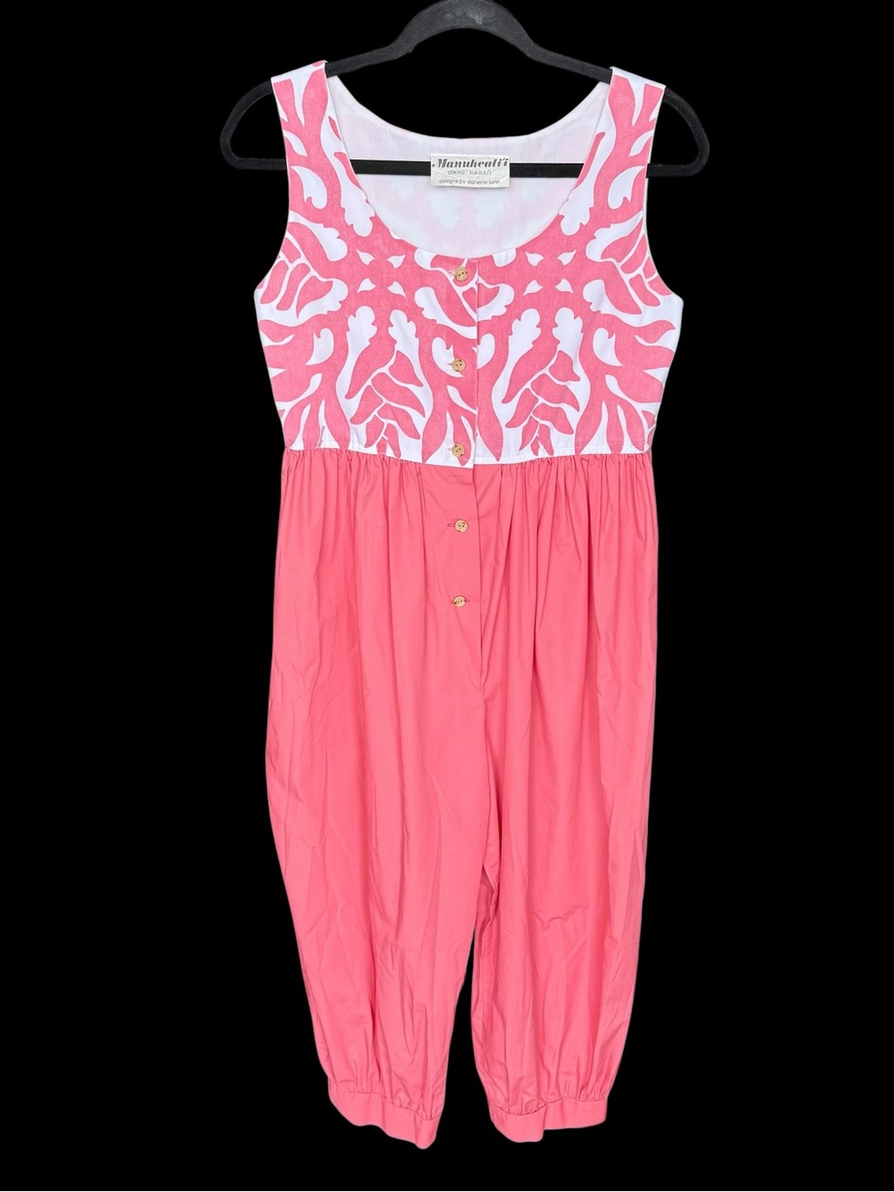 Rare Manuhealii vintage white tag romper jumpsuit AWAPUHI size XS